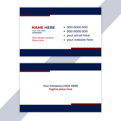 Creative business card design template, Double sided business card template.Clean, modern, simple, unique double sided business card, visiting card, design template layout.