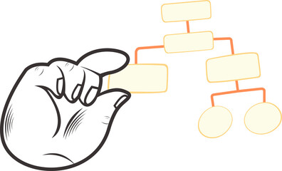 Hand Gestures and Icons Illustrations