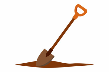 shovel isolated on white