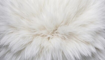 Soft White Fur Texture: A Luxurious Close-Up