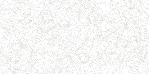 Fototapeta premium Geographic Mountain Relief with Topographic Line Contour Map Background, Seamless Topographic Pattern in Luxury Gold Foil Design.