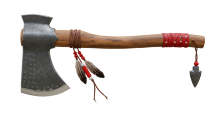 Isolated Native American Axe