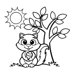 Adorable Cute Animal Coloring Pages, Sweet Kawaii Critters, Fun and Relaxing Designs for Kids and Adults, Printable PDF, Charming Forest and Farm Animals