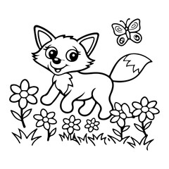 Adorable Cute Animal Coloring Pages, Sweet Kawaii Critters, Fun and Relaxing Designs for Kids and Adults, Printable PDF, Charming Forest and Farm Animals