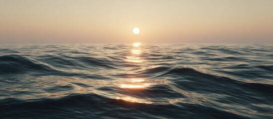 Gentle Ocean Sunset