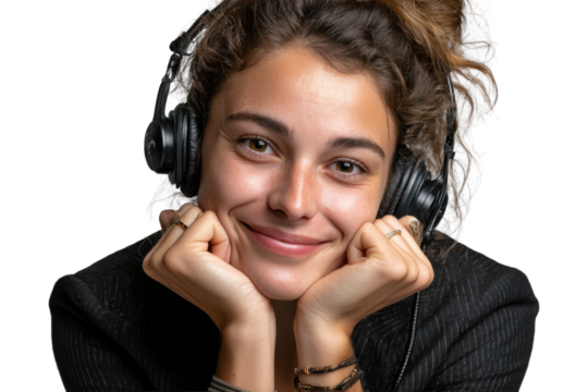 Call Center Agent Isolated on Transparent Background PNG