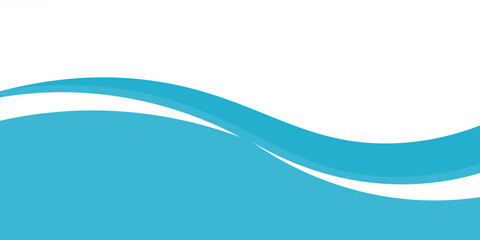 Blue and white business wave banner background. vector. Eps 10
