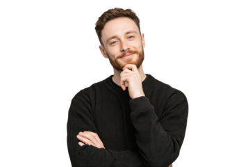 Artistic Visionary Ready to Lead isolated on Transparent Background PNG