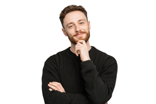 Artistic Visionary Ready to Lead isolated on Transparent Background PNG