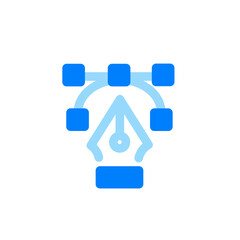 lasso pen in the digital application duo tone icon