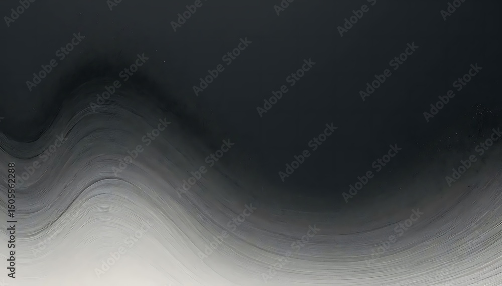 Poster smooth gradient transitions from light sky blue to deep ocean hues creating a calming effect