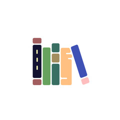 stack of book flat icon