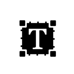 text size glyph icon