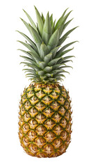 Fototapeta premium Isolated Pineapple Photo On Transparent Background A Realistic Image