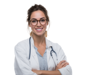 Emotional support and guidance from a dedicated therapist on a clear background