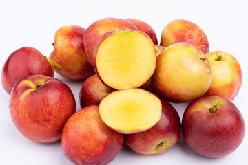 Fresh nectarine fruits