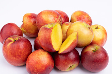 Fresh nectarine fruits
