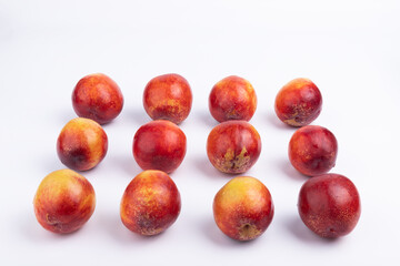 Fresh nectarine fruits