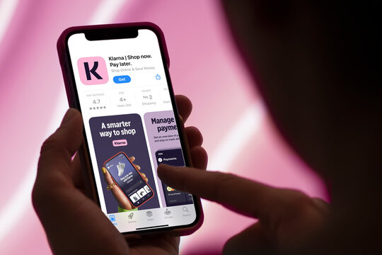 Guilherand-Granges, France - May 26, 2025. Klarna is a Swedish fintech founded in 2005, leading in Buy Now, Pay Later (BNPL) with 150M+ users, offering flexible online payment solutions.