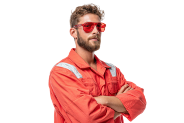 Portrait of a dedicated pool lifeguard ready for summer fun and safety