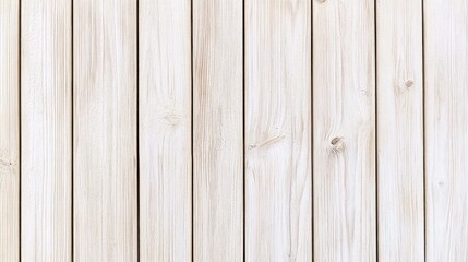 Obraz premium Close-up view of light-colored wooden planks.
