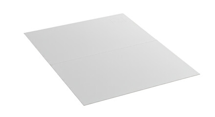 Paper Sheet White Isolated Background Blank Clean Texture Template