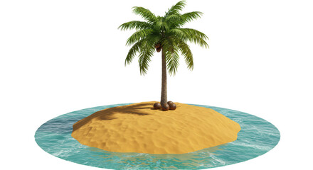 Isolated Tropical Island
