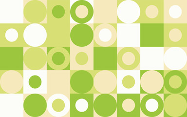 Abstract Eco Friendly Green monochrome scandinavian style pattern seamless background 
