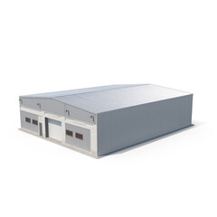 Warehouse Building isolated on transparent background