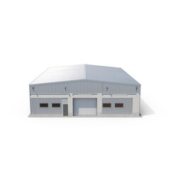 Warehouse Building isolated on transparent background