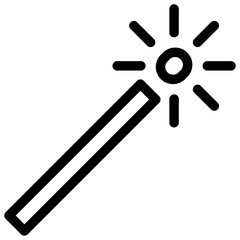 Retouch icon Black and white outline vector