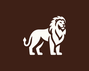 Obraz premium Lion logo design for business and branding