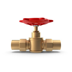 Water Valve isolated on transparent background