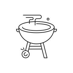 Bar bQ Icon vector
