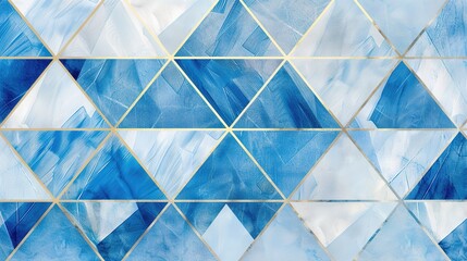 Exploring the Mesmerizing World of Blue Geometric Objects: A Visual Symphony of Shapes, Patterns, and Depth in Modern Design, Art, and Architecture