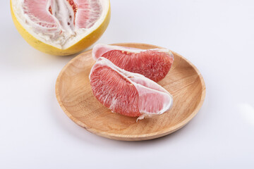 Fresh red-fleshed pomelos