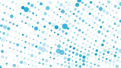 Bright blue dotted wavy lines abstract technology background