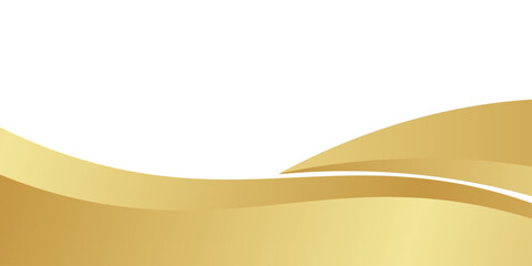 gold wave curve, golden wave corner shape for element, stripes ribbon golden graphic, striped gold. eps 10