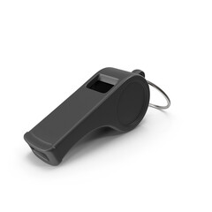 Whistle Black isolated on transparent background
