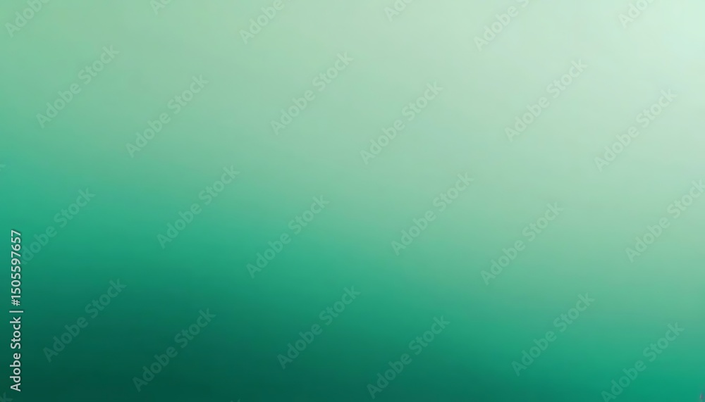 Poster a calming teal gradient softly transitions from light to dark, creating a peaceful atmosphere.