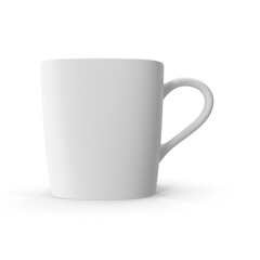 White Water Cup isolated on transparent background