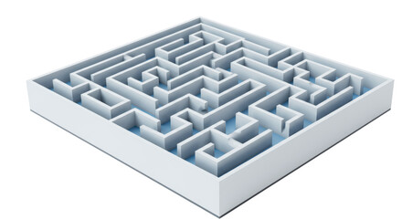 Isolated Square Maze