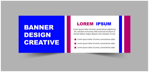 Social Media Banner Cover Design Template Blue And Purple Digital Marketing Banner For Business Corporate Vector Illustration
