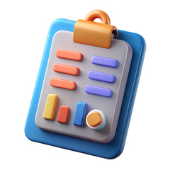 3D Clipboard with Data Metrics