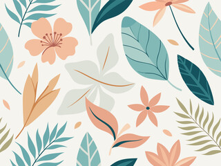  floral pattern isolated on white