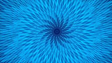 Fototapeta premium abstract blue light tunnel background illustrationwith rays