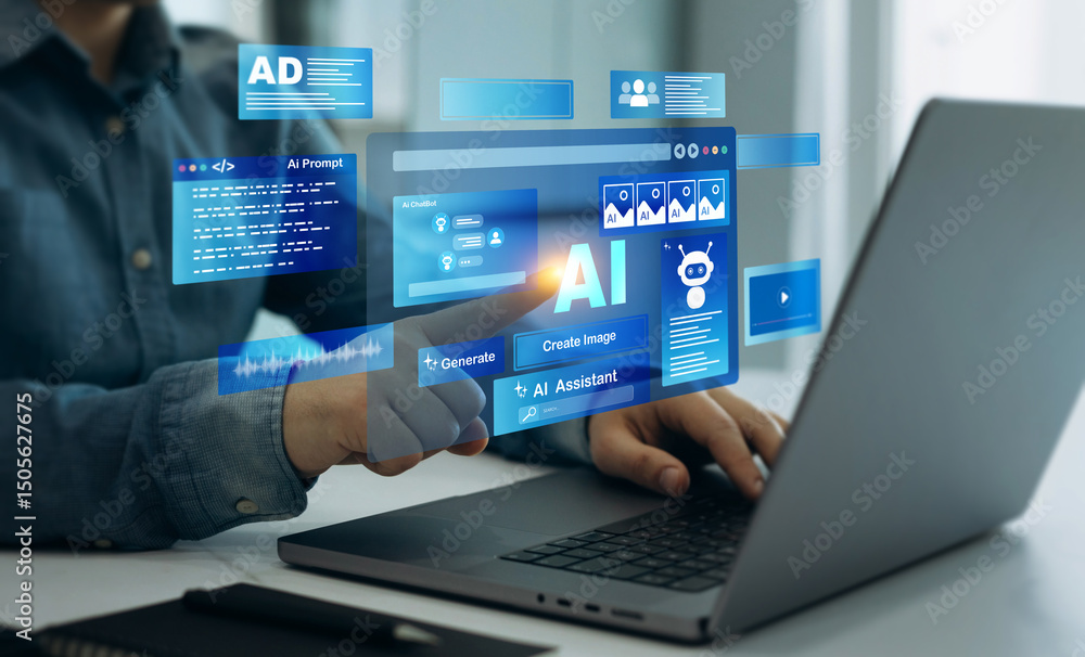 Aufkleber image generator, documents, marketing and advertising, bot writing and coding.interaction with the a