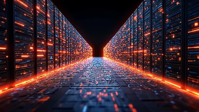 Digital Data Center: A Futuristic Server Room