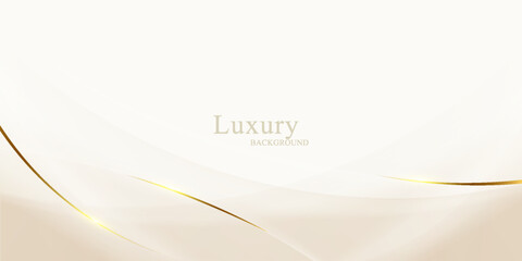 white background design With luxurious golden effect elements. Vector illustration
