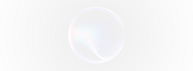 PNG bubble sphere with glowing gradient and transparent bubble liquid shine over abstract background, vibrant smooth bubble shape in futuristic design for poster layout PNG.